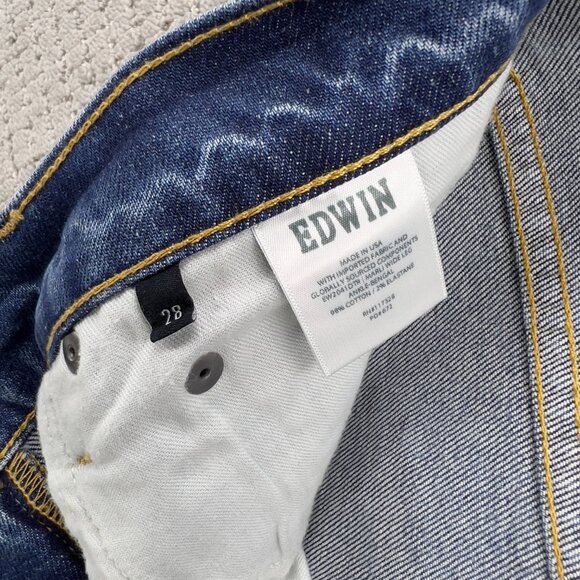 Anthropologie Edwin Marli High Rise Ankle Straight Jeans - Picture 7 of 7